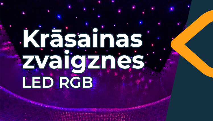 LED RGB apgaismojuma komplekts COLOURED STARS LED RGB apgaismojuma komplekts COLOURED STARS